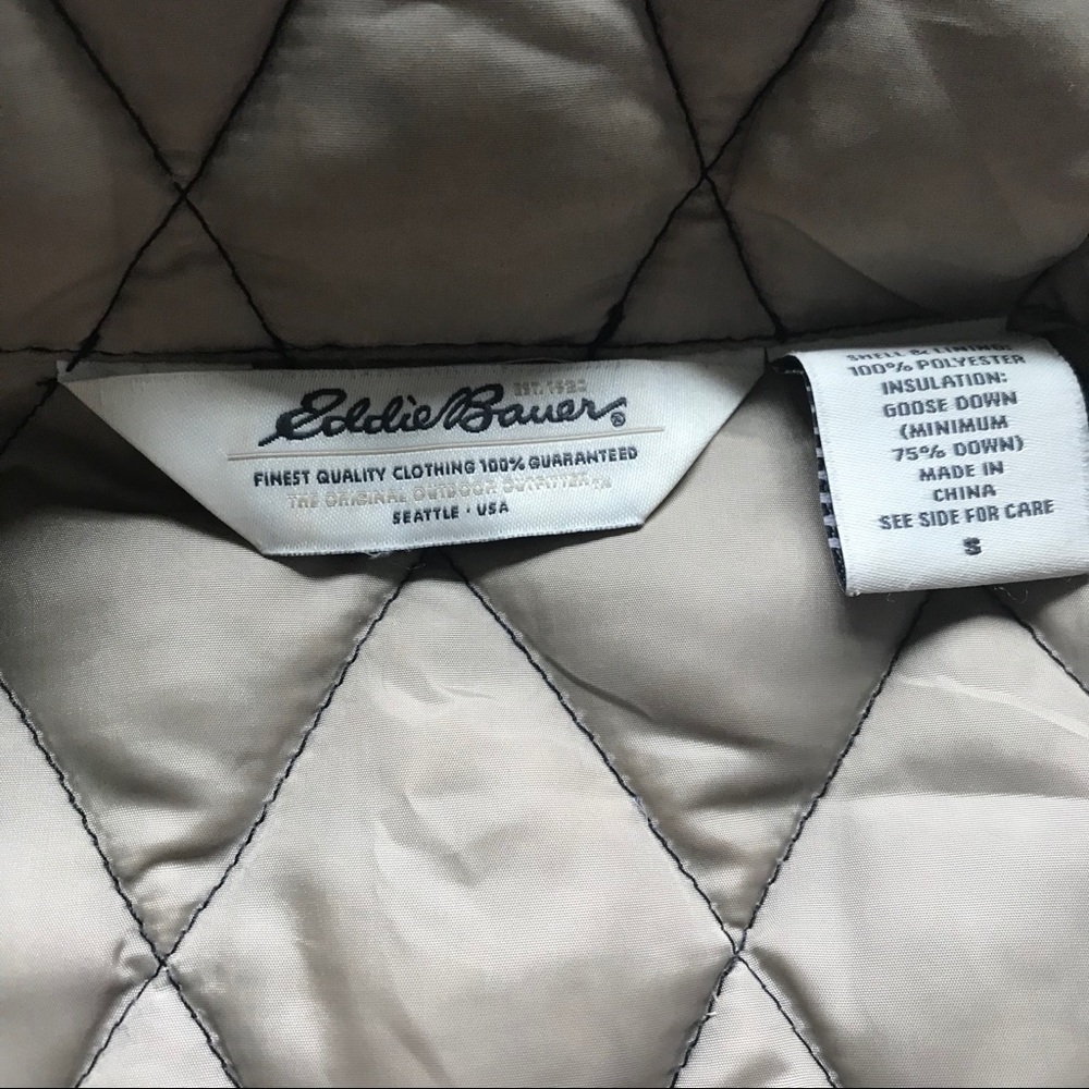 Eddie Bauer Goose Down Quilted Vest. Pacific Northwest Style And Very Demure View 6